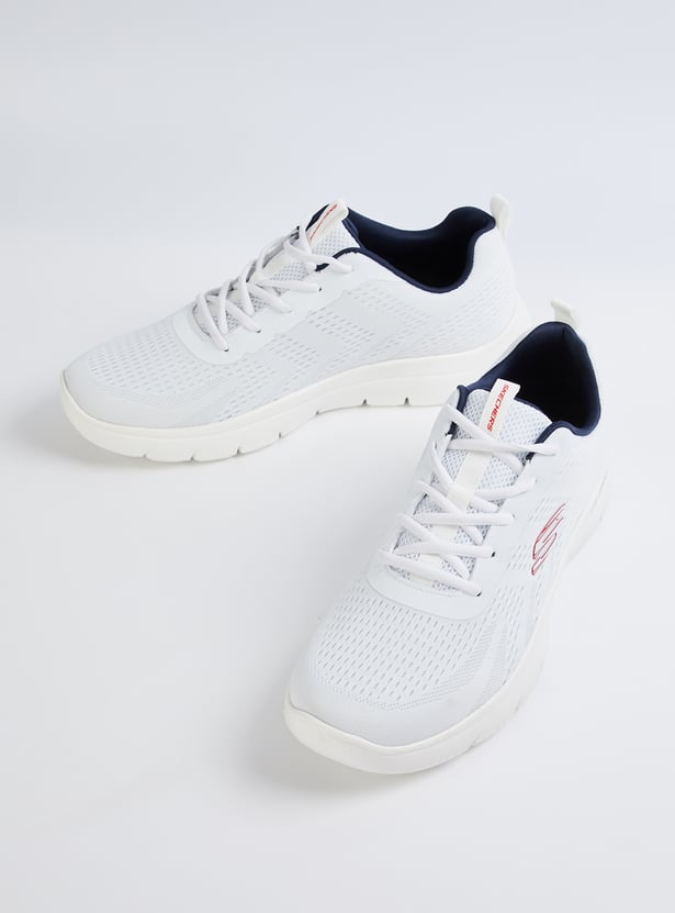 SKECHERS Summits Solid Lace-Up Sports Shoes