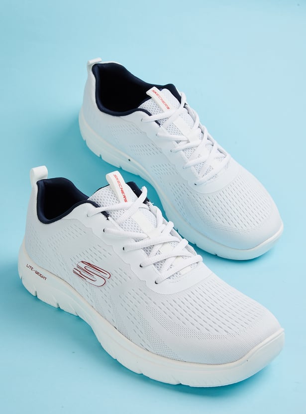 SKECHERS Summits Solid Lace-Up Sports Shoes