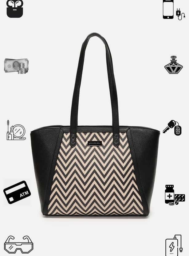 VAN HEUSEN Chevron Shoulder Bag