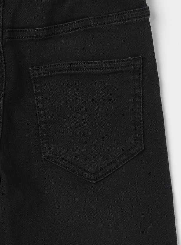 FAME FOREVER Boys Medium Wash Jogger Jeans