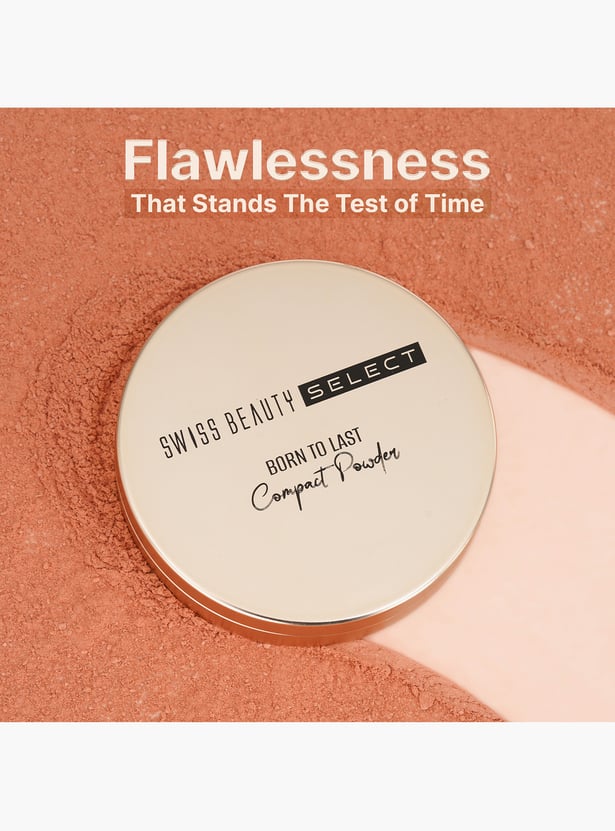 SWISS BEAUTY Born To Last Compact Powder - Sunlit Sand - 6.5g