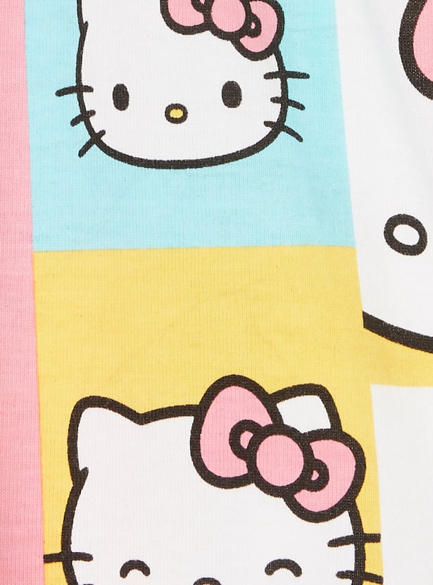 KIDSVILLE Girls Hello Kitty Print Shorts