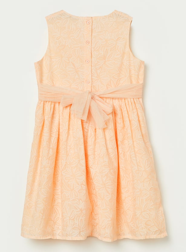 FAME FOREVER Girls Floral Print Dress