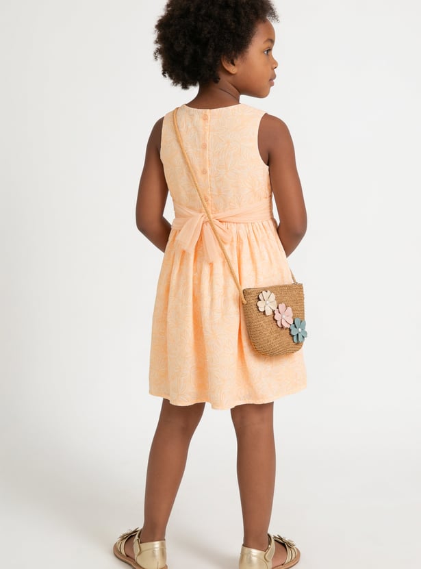 FAME FOREVER Girls Floral Print Dress