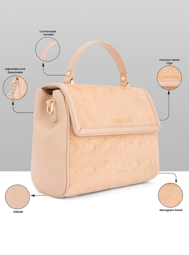 CAPRESE Textured Handheld Bag