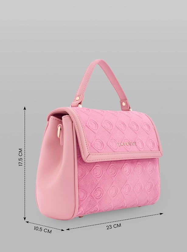 CAPRESE Embossed Handheld Bag