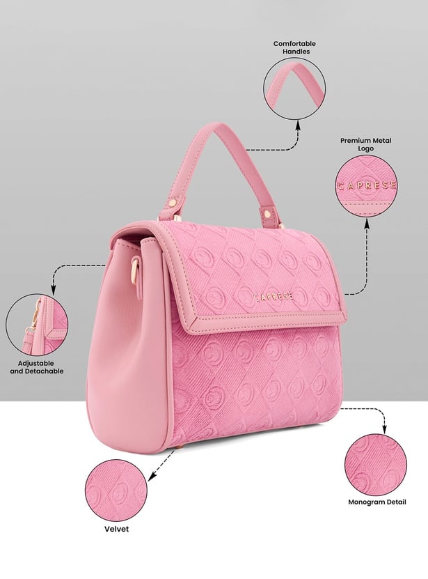 CAPRESE Embossed Handheld Bag