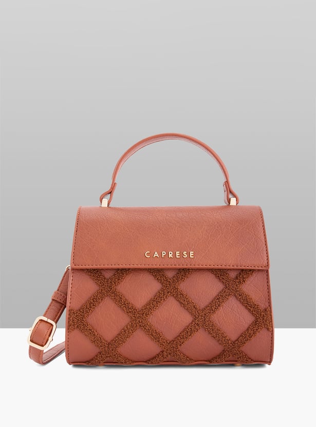 CAPRESE Textured Handheld Bag