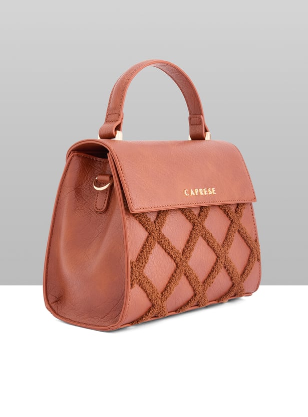 CAPRESE Textured Handheld Bag