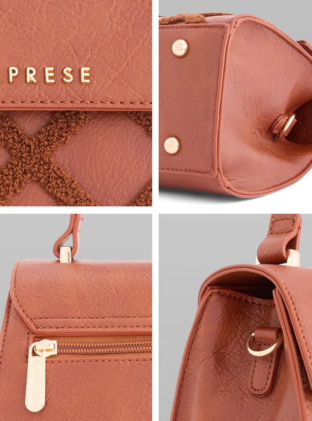 CAPRESE Textured Handheld Bag