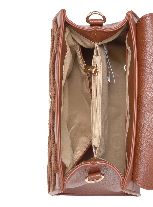 CAPRESE Textured Handheld Bag