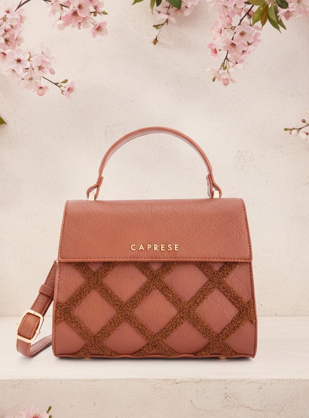 CAPRESE Textured Handheld Bag