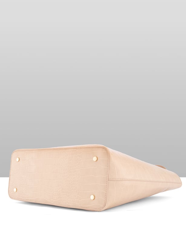 CAPRESE Aza Croc Textured Shoulder Bag with Pouch