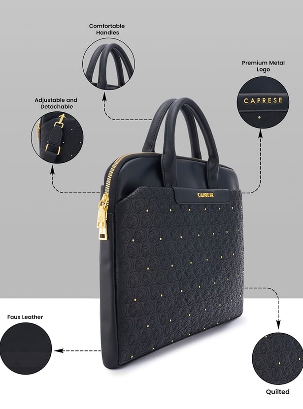 CAPRESE Rain Quilted Laptop Bag