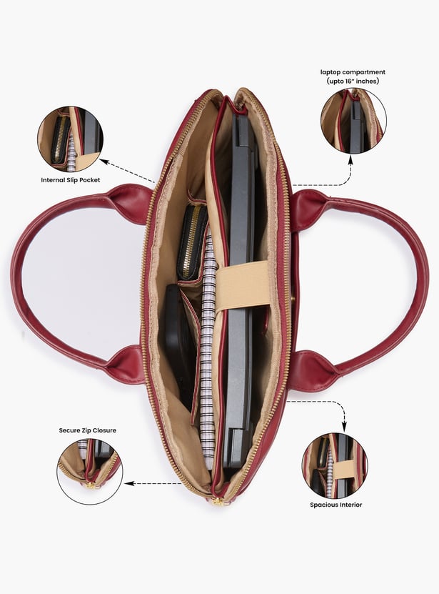 CAPRESE Quilted Laptop Bag
