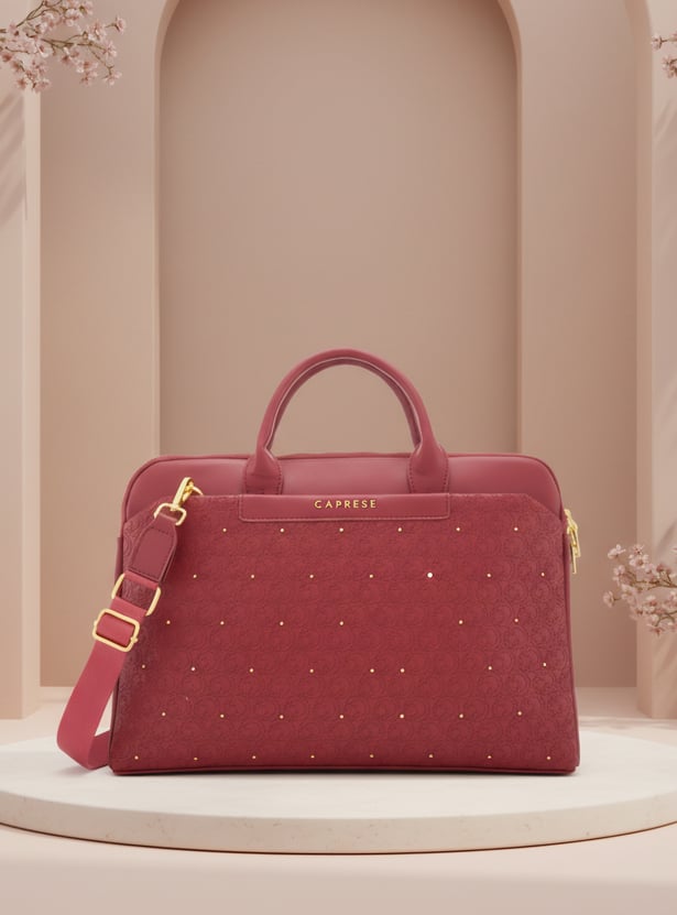 CAPRESE Quilted Laptop Bag