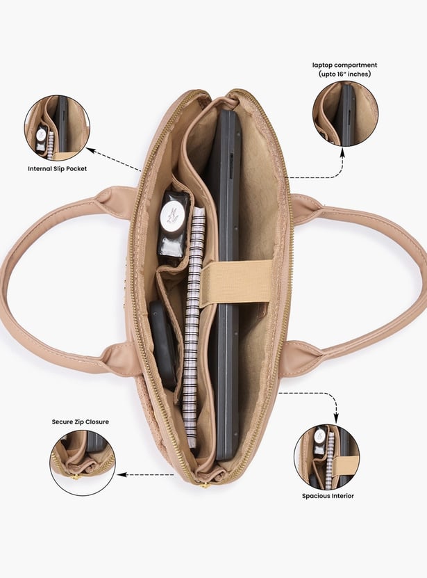 CAPRESE Rain Quilted Laptop Bag