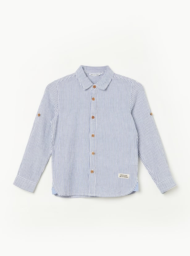 FAME FOREVER Boys Striped Shirts