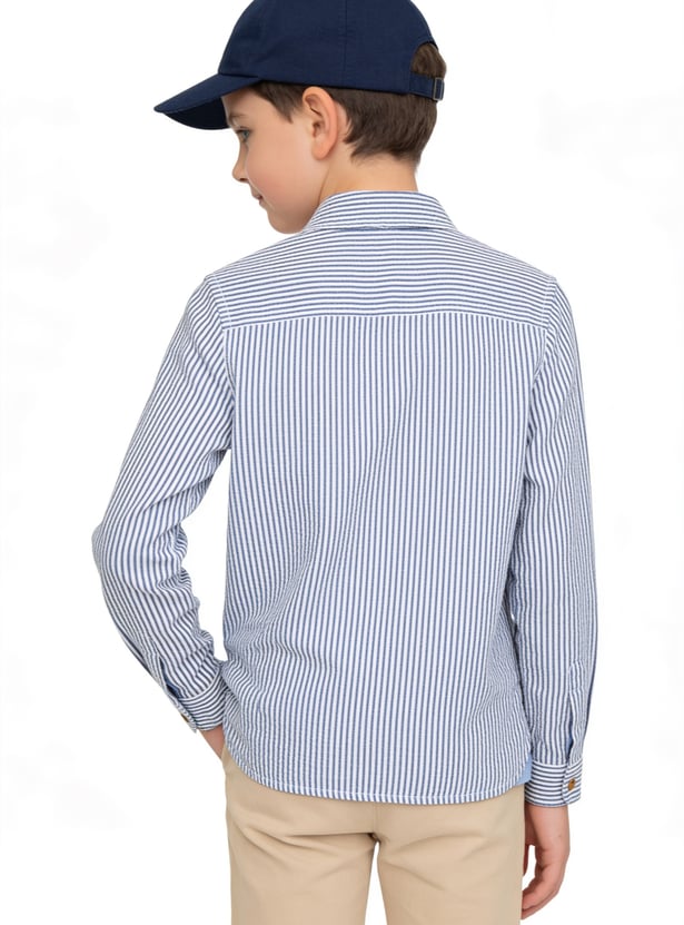 FAME FOREVER Boys Striped Shirts