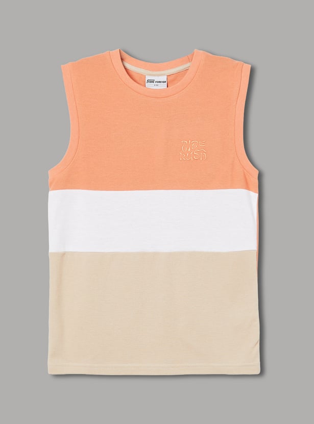 FAME FOREVER Boys Colourblock T-shirt