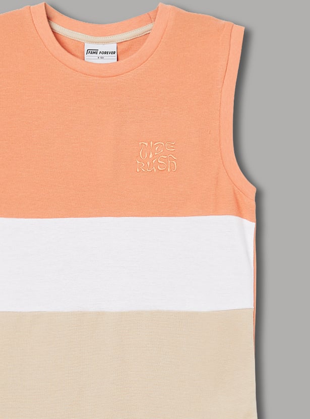 FAME FOREVER Boys Colourblock T-shirt