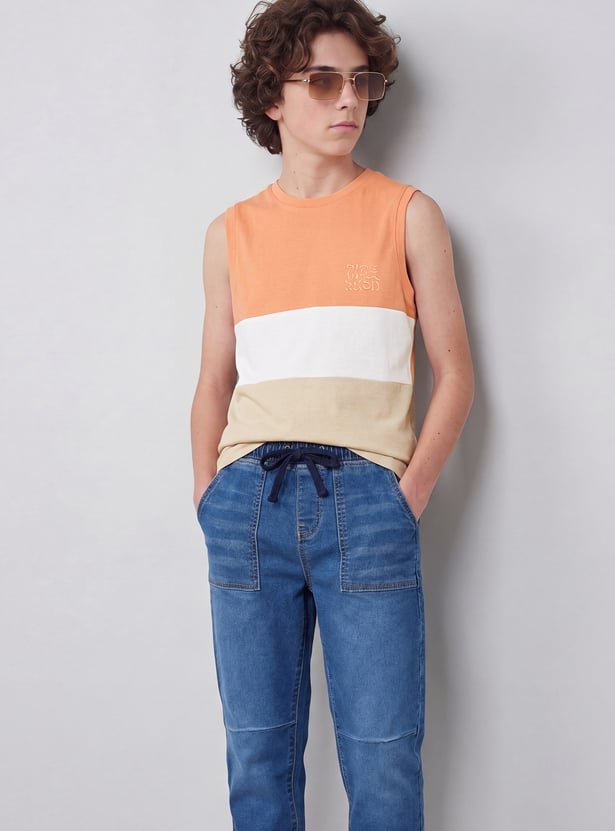 FAME FOREVER Boys Colourblock T-shirt