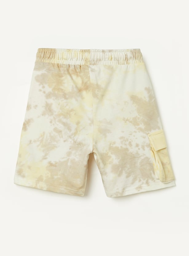 FAME FOREVER Boys Tie & Dye Regular Shorts