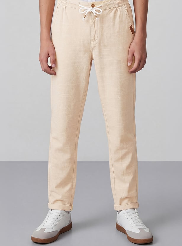 FAME FOREVER Boys Solid Track Pants