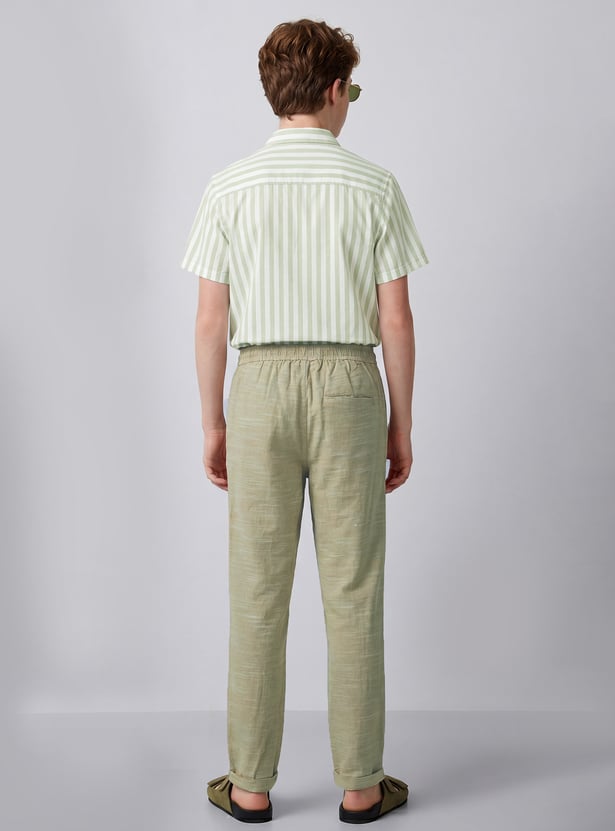 FAME FOREVER Boys Solid Track Pants