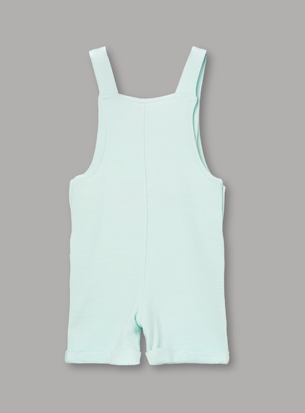 FAME FOREVER Boys Mickey Mouse Dungaree with T-shirt