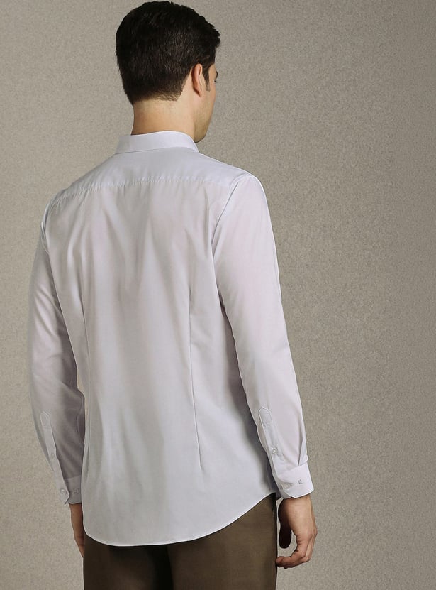 LOUIS PHILIPPE Solid Slim Fit Formal Shirt