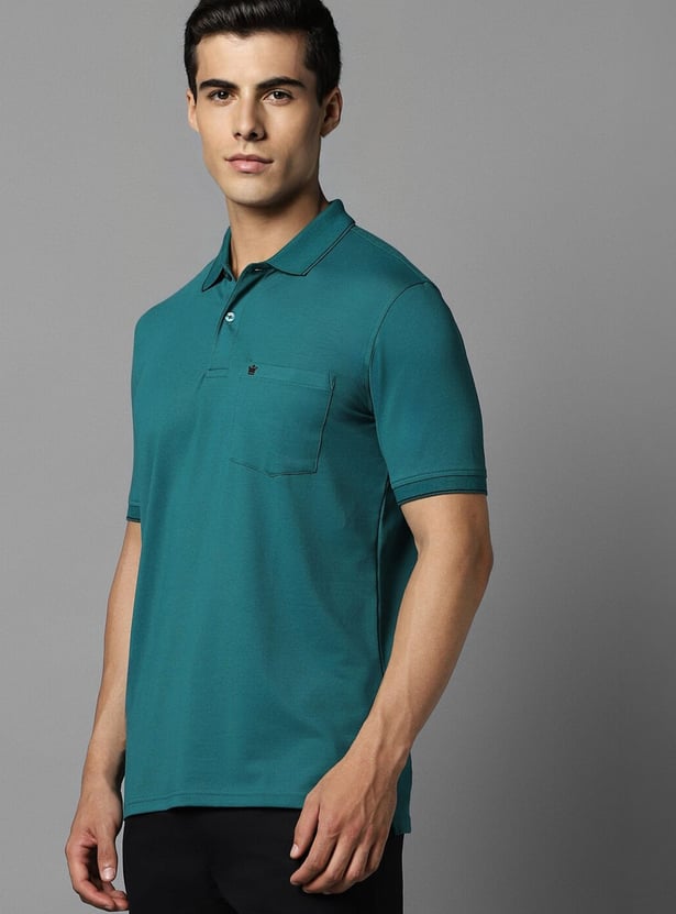 LOUIS PHILIPPE Solid Polo T-shirt