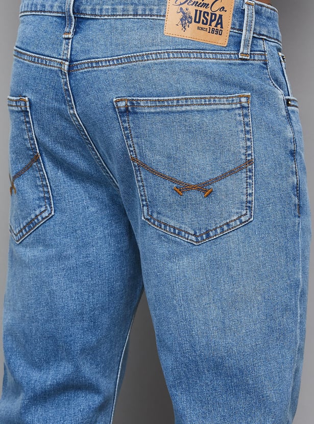 US POLO ASSN Washed Cole Crop Jeans (Comfort)