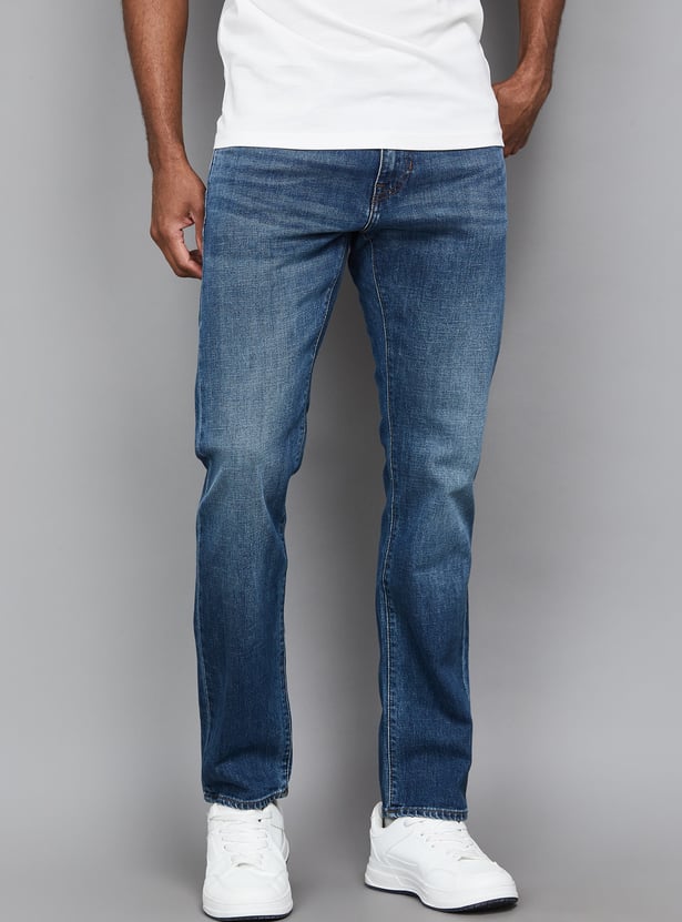 US POLO ASSN Washed Slim Tapered Jeans