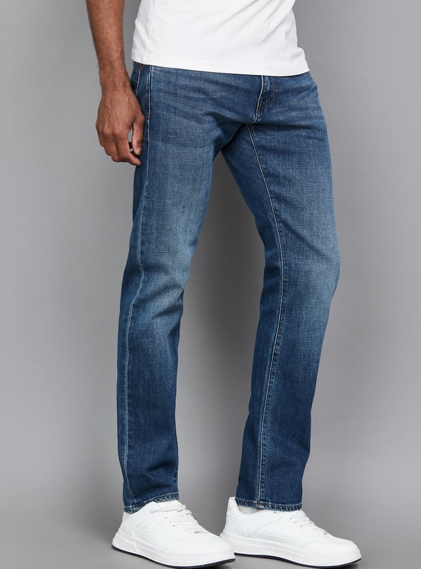US POLO ASSN Washed Slim Tapered Jeans