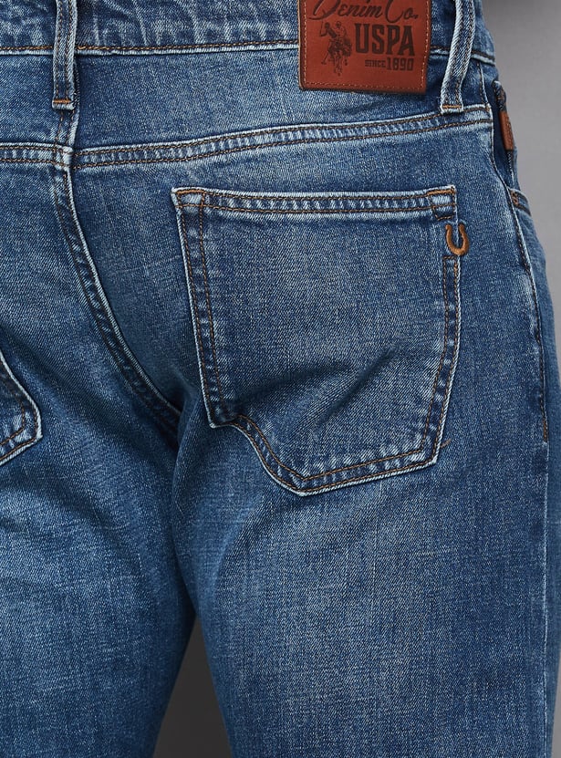 US POLO ASSN Washed Slim Tapered Jeans