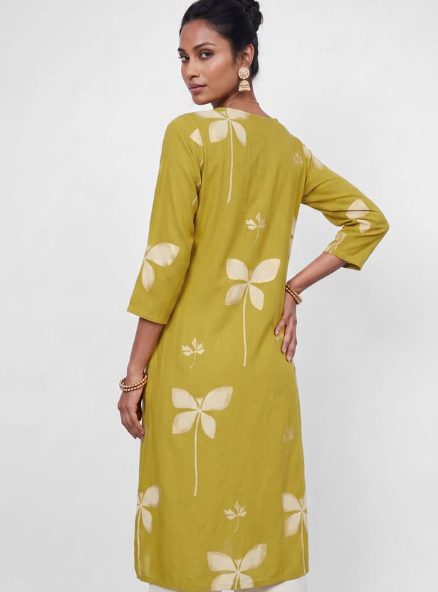 MELANGE Ethnic Motif Straight Kurta