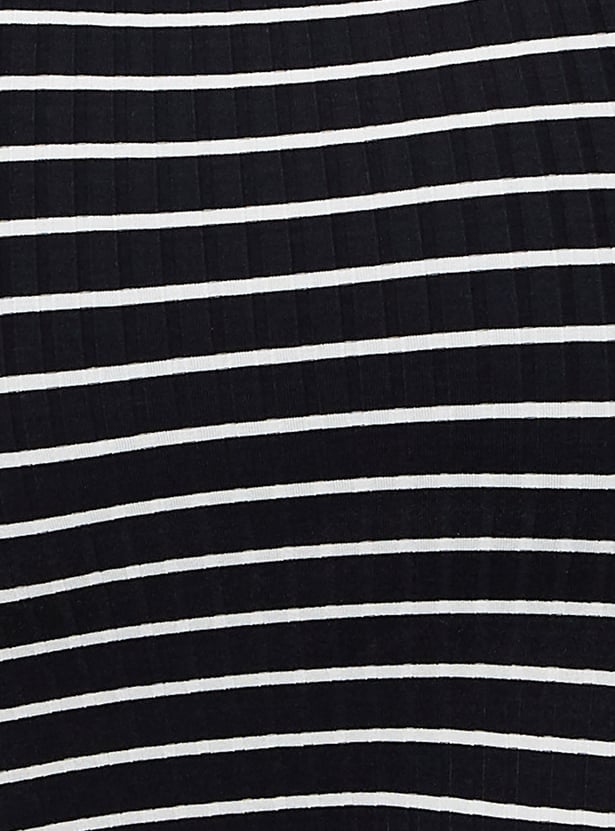 GINGER Ribbed Polo Collared T-shirt Dress