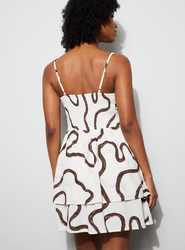 GINGER Printed Mini Dress