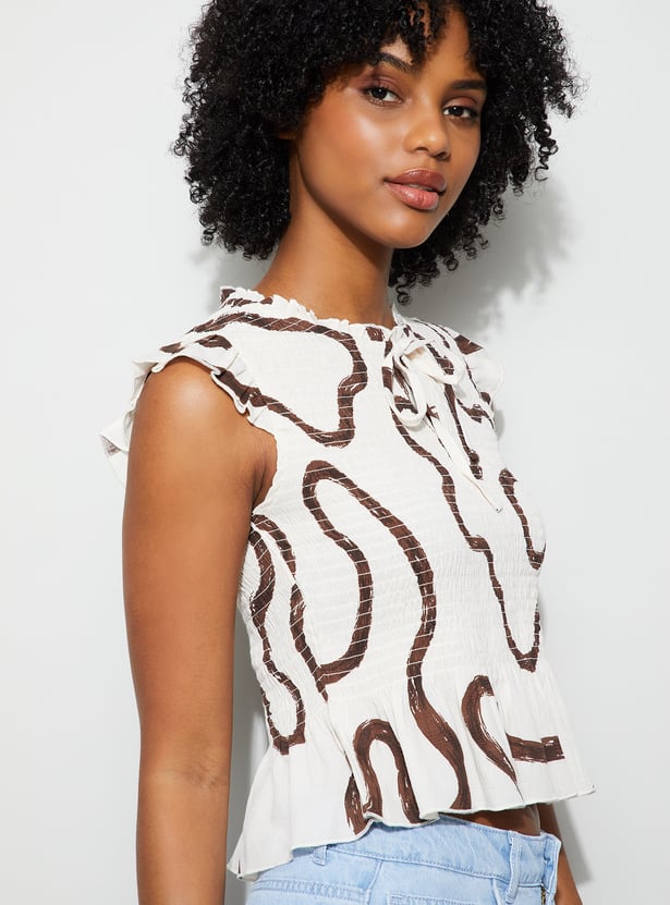 GINGER Smocked Top