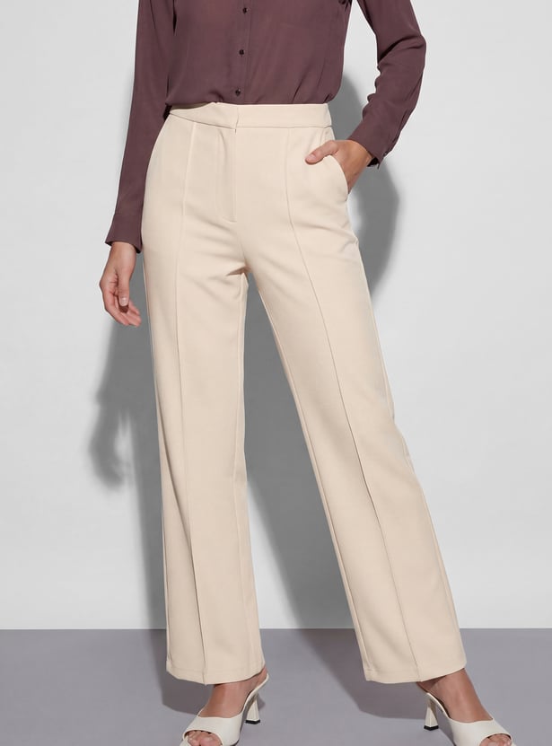 CODE CLASSIC Knit Flat Front Trousers