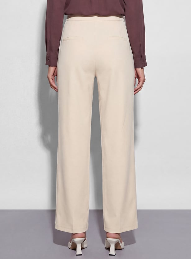 CODE CLASSIC Knit Flat Front Trousers