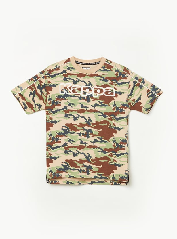 KAPPA Boys Camouflage Print T-shirt