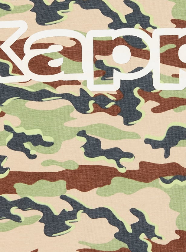KAPPA Boys Camouflage Print T-shirt