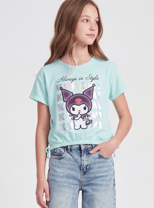 FAME FOREVER Girls Printed T-shirt