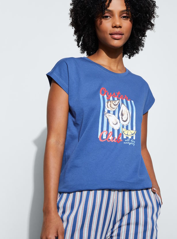 GINGER Printed Lounge T-shirt
