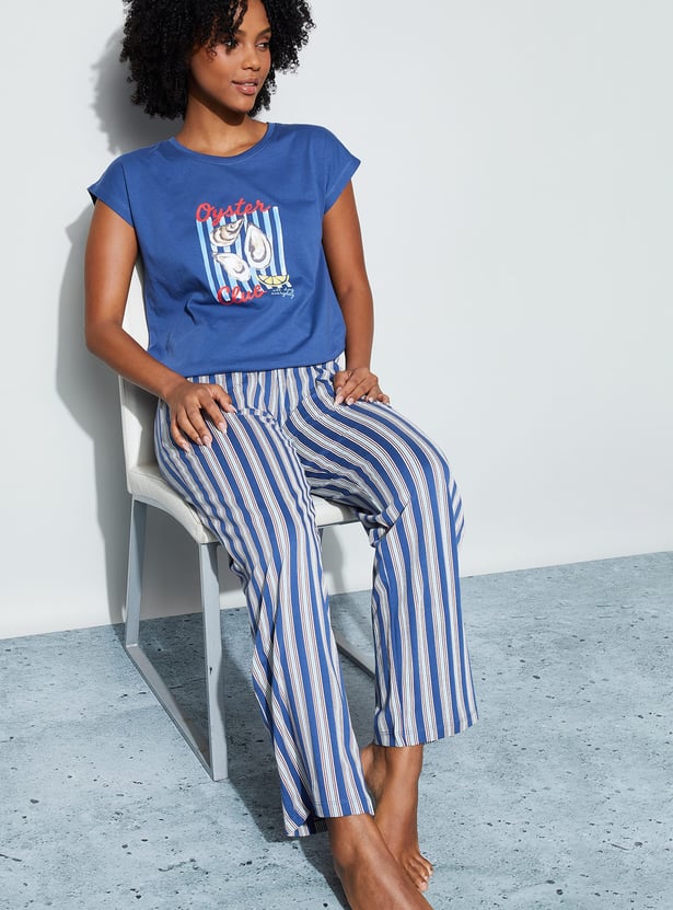 GINGER Printed Lounge T-shirt