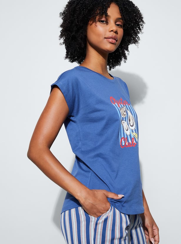 GINGER Printed Lounge T-shirt