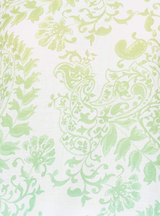 AURELIA Ethnic Motif 3/4th Sleeves Straight Kurta