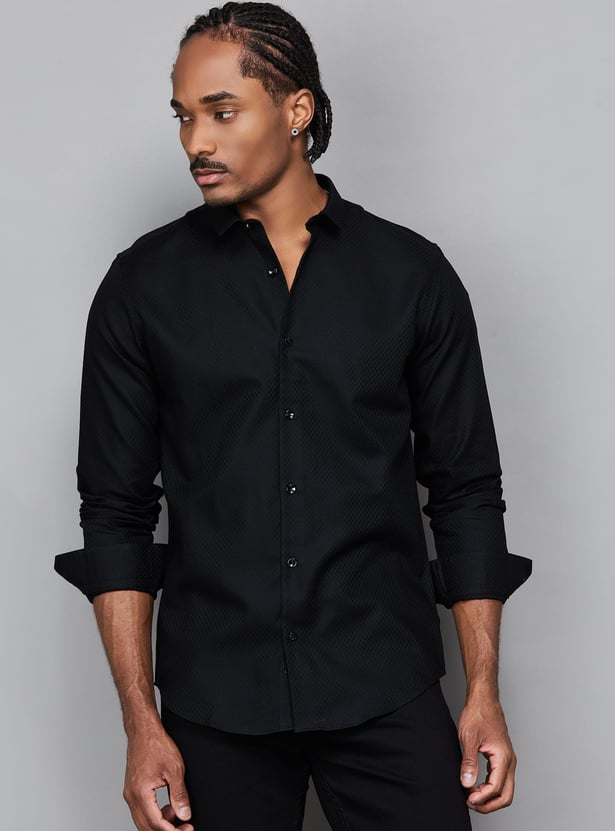 UNITED COLORS OF BENETTON Patterned Regular Fit Shirt